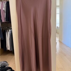 Zara Dusty Rose Maxi Skirt